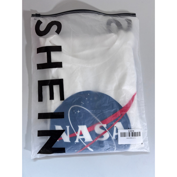 SHEIN Women's Size Small NASA Graphic Short-Sleeve Tee NWT - Picture 5 of 5